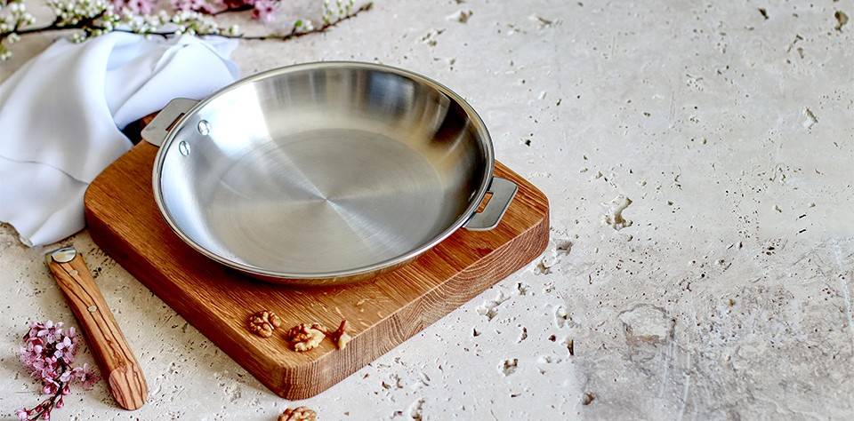 Poele inox cristel