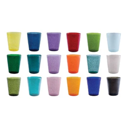 verres Memento en verre bullé