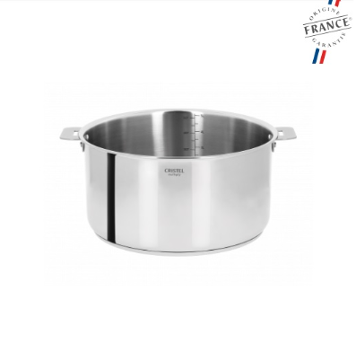 casseroles inox graduées Casteline Cristel