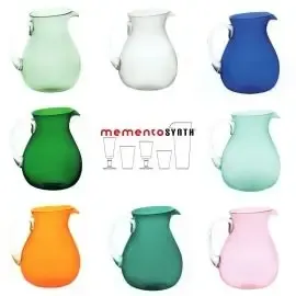 carafes incassables colorées Memento Synth